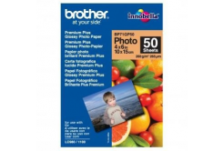 Brother Premium Glossy Photo Paper BP71GP50, 260 г/м2, 10x15см, 50 бр., лъскав, бял, фотографска хартия