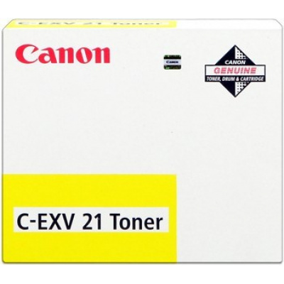 Canon C-EXV21 (0454B002) жълт (yellow) оригинален тонер