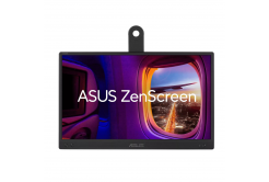 ASUS ZenScreen MB166CR 90LM07D3-B03170 Монитор, 15,6", IPS, FHD, 60Hz, 5ms, Черен, 3R