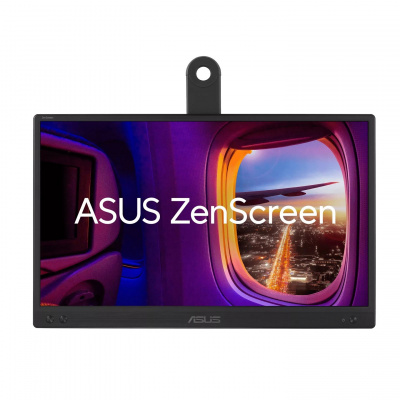ASUS ZenScreen MB166CR 90LM07D3-B03170 Монитор, 15,6", IPS, FHD, 60Hz, 5ms, Черен, 3R