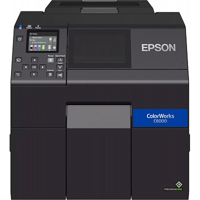 Epson ColorWorks C6000 (Ae) C31CH76102BK цветен принтер за етикети, cutter, Ethernet, USB, black