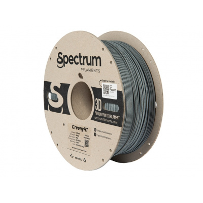 Spectrum 80701 3D филамент, greenyHT, 1,75 мм, 1000 г, Сив (Антрацитено сиво)