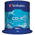 VERBATIM CD-R(100-Pack)Шпиндел/EP/DL/52x/700MB