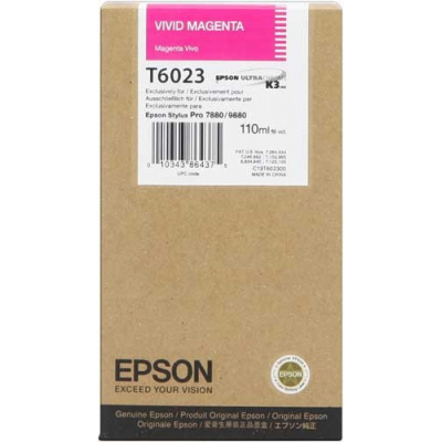 Epson T602300 магента (vivid magenta) оригинална касета