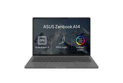 ASUS Zenbook A14/UX3407QA-QD612W/SD-X1-26-100/14"/WUXGA/32GB/512GB/Adreno/W11H/Сив/2R