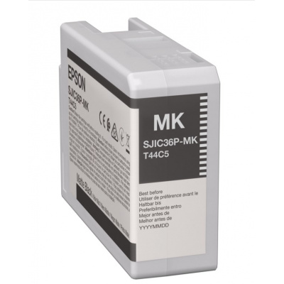 Epson SJIC36P-MK C13T44C540 за ColorWorks, матово черен (black matte) оригинална касета