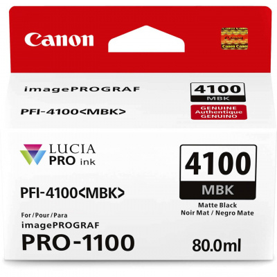 Canon PFI-4100 6776C001 матово черно (matte black) оригинална касета