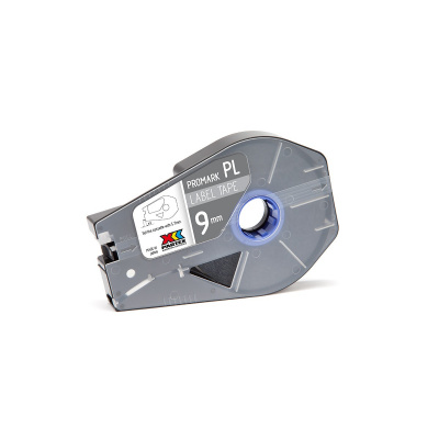 Partex PROMARK-PL090CN8, сребърна самозалепваща лента, 9мм, 27м