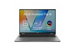 ASUS Vivobook 16 Flip/TP3607SA-OLED190W/U7-256V/16"/WUXGA/T/16GB/512GB/Intel int/W11H/Сив/2R