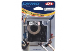 Dymo D1 16957, S0718040, 12mm x 3,5 m, черен печат/бял фон, оригинална лента