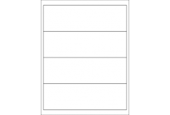 Самозалепващи етикети R0100.5473.A, 190 x 58 mm, 5 етикети A4, 100 листа