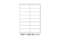 Самозалепващи етикети 105 x 35 mm, 16 етикети A4, 100 листа
