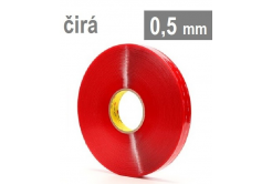 3M VHB™ 4905-F, tl. 0,5 mm, transparentní oboustranně velmi silně lepicí akrylová páska 19 mm x 3 m