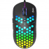 Marvo мишка M399, 6400DPI, оптични 6бутони, кабелен USB, черен, игра, гръб
