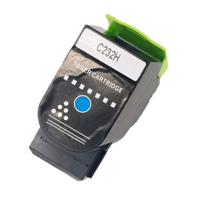 Lexmark C232HC0 лазурен (cyan) съвместим тонер