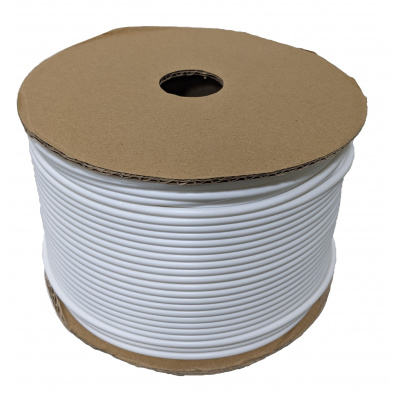 PVC кръгла тръба за маркиране R50, 5,0mm, 45m, Бял