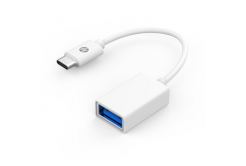 HP DHC-TC105 9YF06AA USB адаптер, (3.0), USB C мъжки - USB A женски, бял