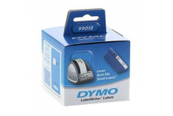 Dymo 99018, S0722470, 38мм x 190мм, бели хартиени етикети за тесни папки