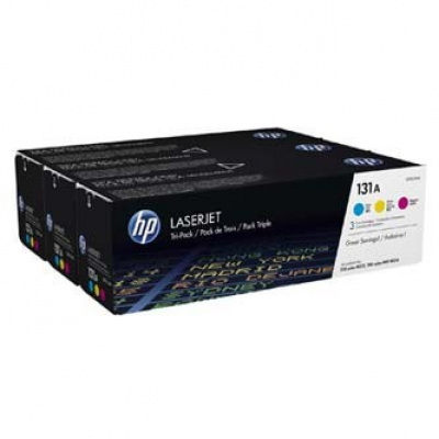 HP 131A U0SL1AM, лазурен/магента/жълт (cyan/magenta/yellow) оригинален тонер