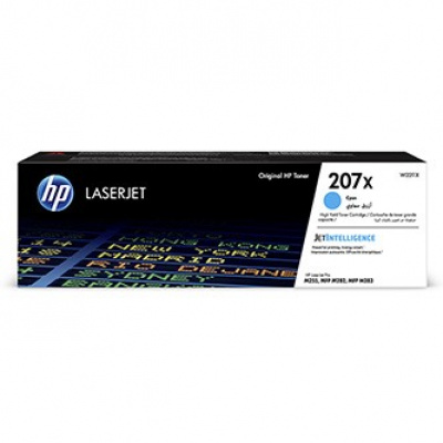 HP 207X W2211X лазурен (cyan) оригинален тонер