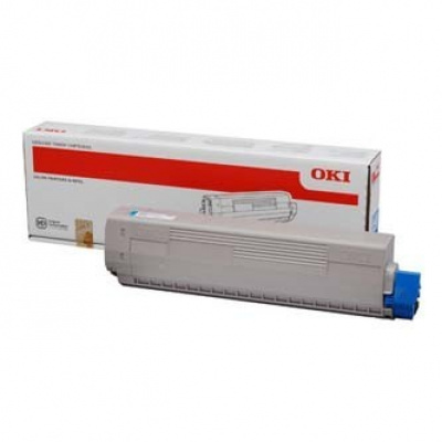 OKI 44844507 лазурен (cyan) оригинален тонер