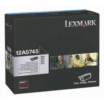 Lexmark 12A5745 черен (black) оригинален тонер