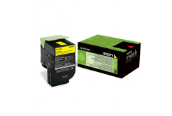 Lexmark 80C2HYE жълт (yellow) оригинален тонер