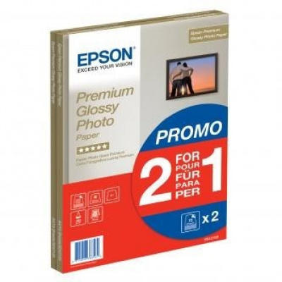 Epson Premium Glossy Photo Paper C13S042169, 255 г/м2, A4, 30 бр., лъскав, мастиленоструен, бял, фотографска хартия