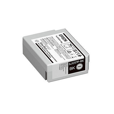 Epson SJIC57P-BK C13T58J140 за ColorWorks, черна (black) оригинална касета