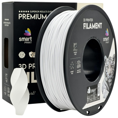 Smart Print FG-S62-E1, 3D филамент, PLA, 1,75mm, 1000g, Бял (White)