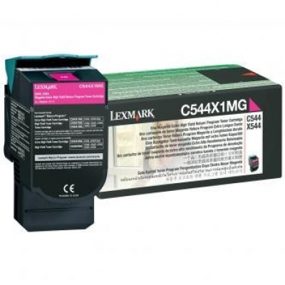 Lexmark C544X1MG магента (magenta) оригинален тонер
