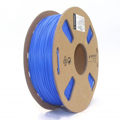 Gembird 3DP-PLA1.75-01-FB, 3D филамент, PLA, 1,75mm, 1000g, флуоресцентен, Син (Blue)