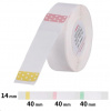 Niimbot A2A78768301, 14x40mm, 160 бр, Точки, цветен самозалепващи се етикети