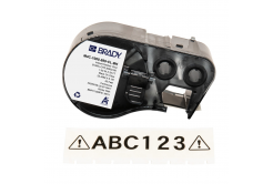 Brady M4C-1000-595-CL-BK / 170838, 25.40 mm x 6.10 m, Винил, черен печат / прозрачен фон