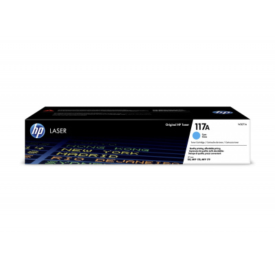 HP 117A W2071A лазурен (cyan) оригинален тонер