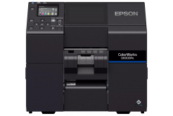 Epson ColorWorks D6000 (Pe) C31CL90202 цвят принтер за етикети, белачка, дисплей, USB, Ethernet, черна