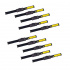 Zebra velcro straps KT-STRPT-RS507-10R, 10 pcs.