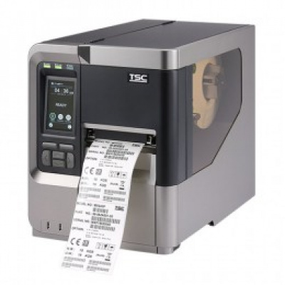 TSC MX241P MX241P-A001-0002, 8 точки/мм (203 dpi), дисплей, RTC, USB, USB Host, RS232, Ethernet принтер за етикети