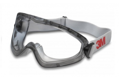 3M 2890A Uzavřené ochranné brýle, čirý acetátový zorník