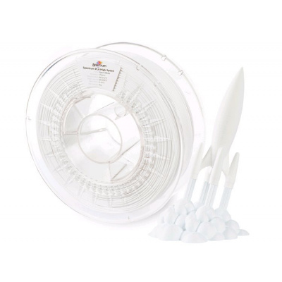 Spectrum 81047 3D филамент, PLA High Speed, 1,75mm, 1000g, Бял (Signal white)
