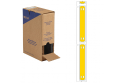 Brady BM-10x75-7643-YL-L / 312198, Bulk BMP71 Heatex Маркери за кабели, 75.00 mm x 10.00 mm