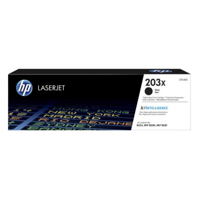 HP 203X CF540X черен (black) оригинален тонер