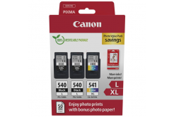 Canon PG-540L 2x + CL-541XL 5224B015 цвят (CMYK) оригинален комплект касети