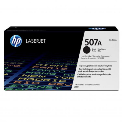 HP 507A CE400A черен (black) оригинален тонер