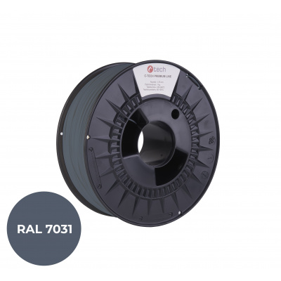 C-Tech 3DF-P-PLA1.75-7031 3D филамент, PREMIUM LINE, PLA, RAL7031, 1,75mm, 1000g, Сив/Син (Gray-Blue)