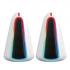 Високоговорители Marvo MONKA SG-500, 2.0, 6W, бели, регулиране на звука, RGB подсветка