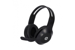 HP DHH-1601 слушалки с микрофон, управление на силата на звука, черни, класически тип 2x 3.5 mm жак