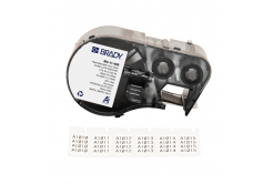 Brady M4-11-498 / 170785, 19.05 mm, Vinyl, черно копиране / бял фон