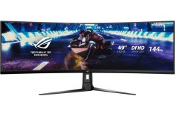 ASUS Strix XG49VQ 90LM04H0-B01170 Монитор, ROG, 49", VA, 3840x1080, 144Hz, 4ms, Черен, 3R