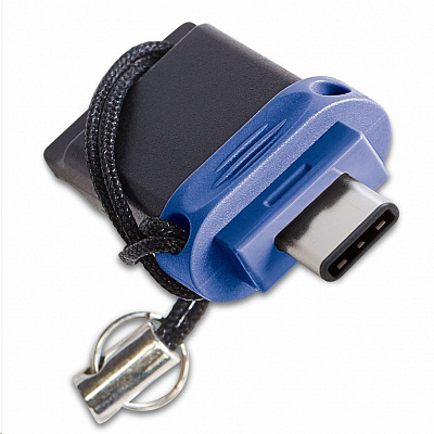 VERBATIM Flash Drive 32GB Store 'n' Go Dual Drive USB 3.0/USB видe-C, син